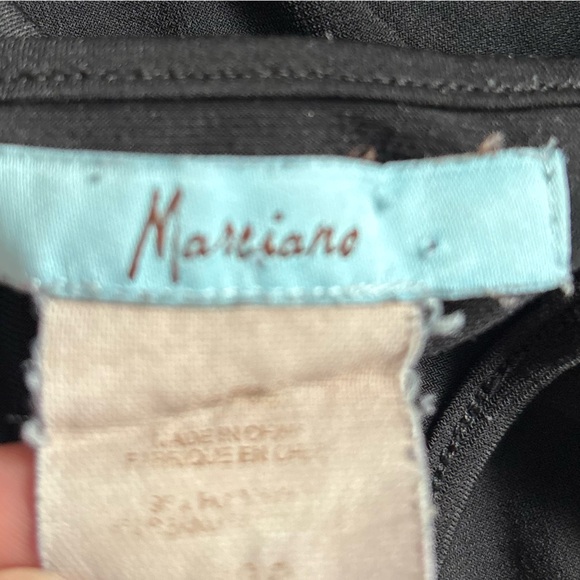 Vintage Marciano Elegant Black Draped Layered Tank with Racer Back M‎ - Picture 15 of 16